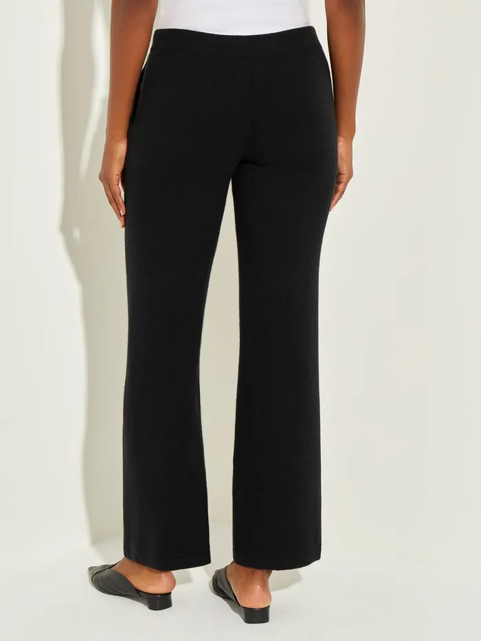 Misook Cashmere Pants 8211 Wide Leg Black Pants Misook Women Pants and Shorts