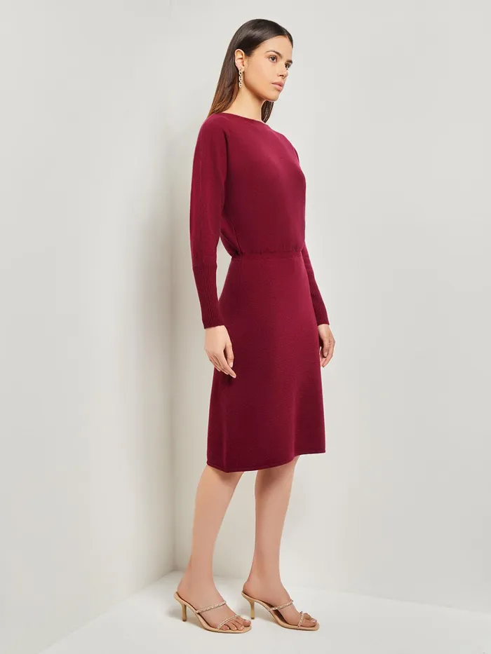 Misook Dolman Sleeve Cashmere Dress Women Dresses Misook Dolman Sleeve Cashmere Dress Women Dresses
