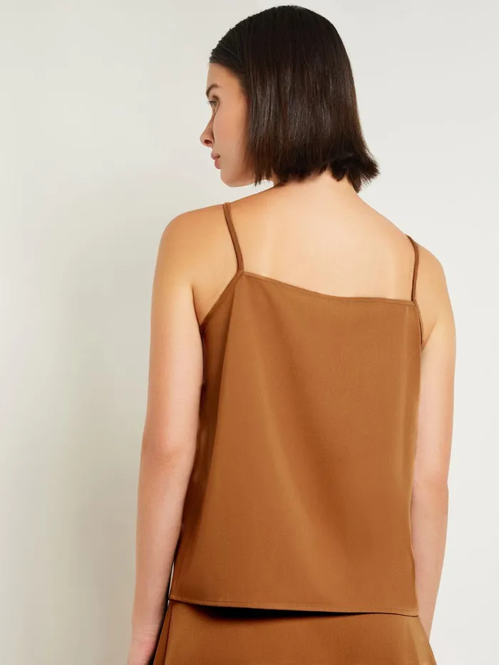 Misook Square Neck Cami 8211 Woven Twill Women Tanks Misook Square Neck Cami 8211 Woven Twill Women Tanks
