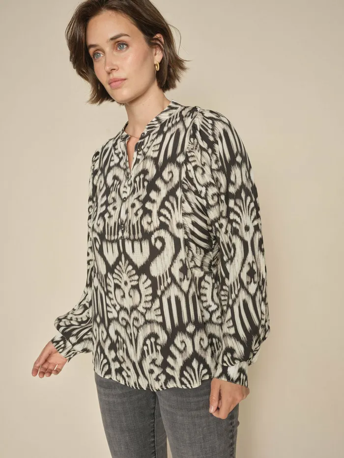 MMBirna Noelli Blouse Black Women Blouses and Tops MOS MOSH