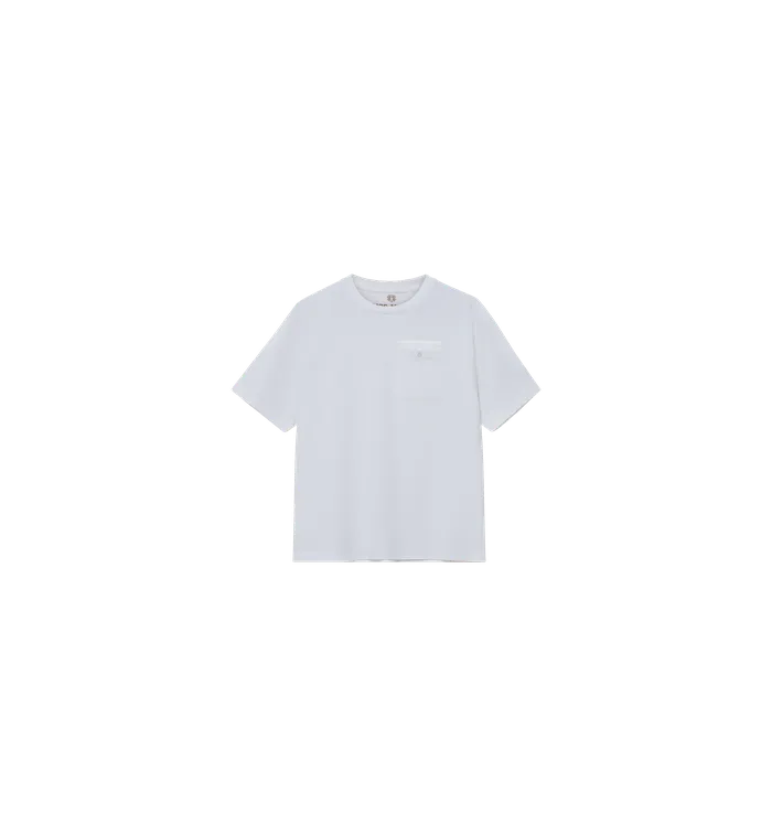 MMGBlom SS Tee White Tees MOS MOSH Men