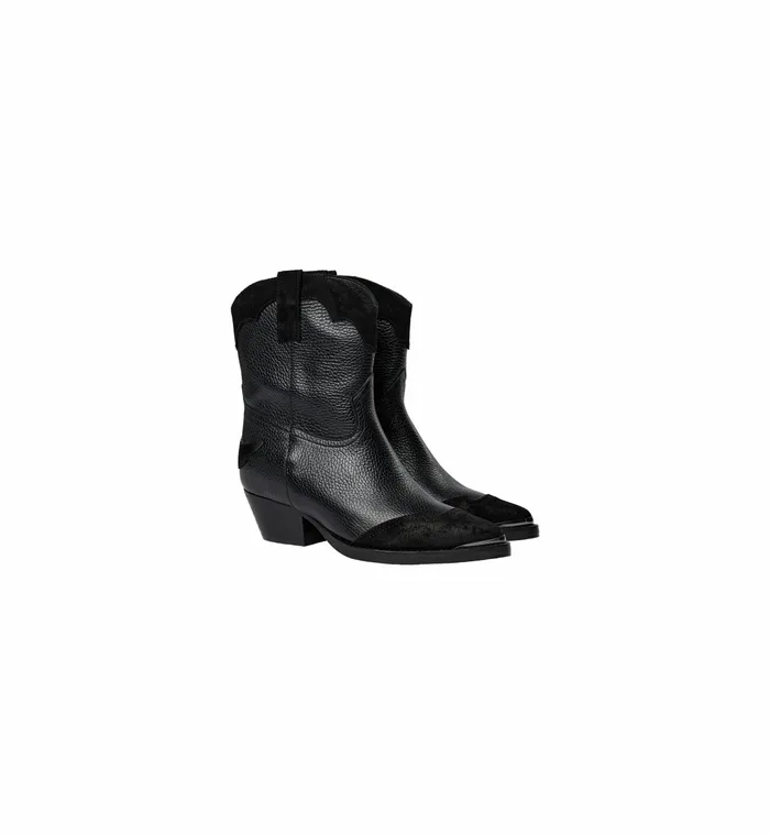MOS MOSH MMDarwin Leather Boot Black Women Shoes