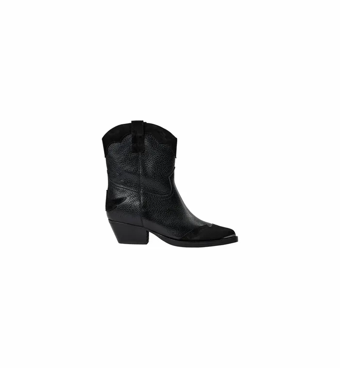 MOS MOSH MMDarwin Leather Boot Black Women Shoes