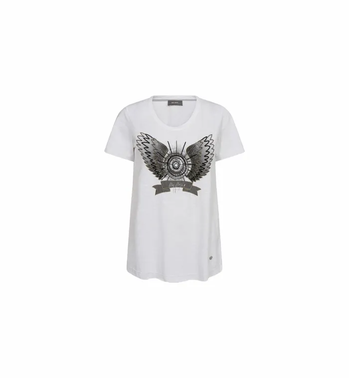 MOS MOSH MMGethi OSS Tee White Women Tees MOS MOSH MMGethi OSS Tee White Women Tees