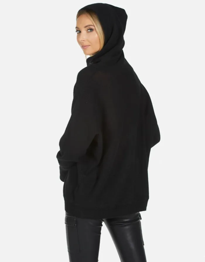 Namiko X Tie Dye Tongue Black Women039s Lauren Moshi Sweaters and Knits