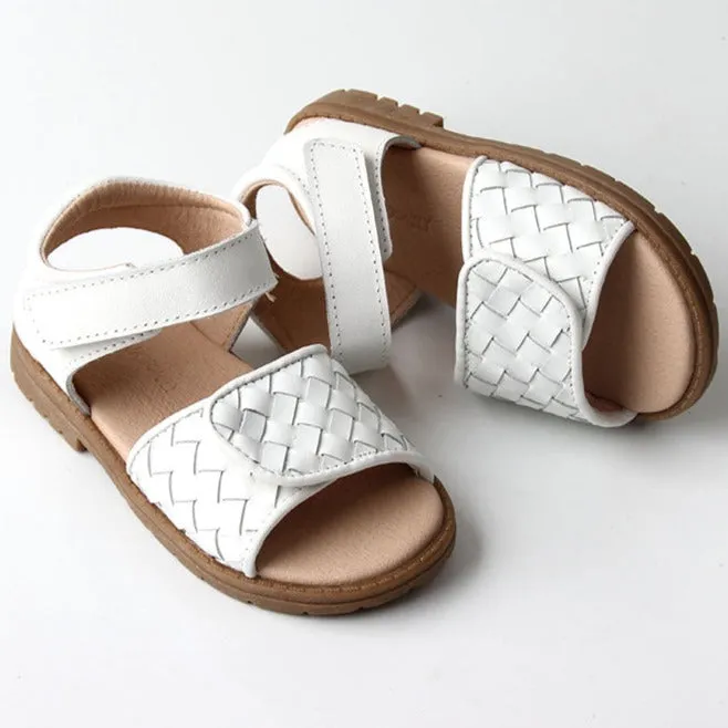 Nisolo Baby Toddler and Kids Shoes Women Woven Hard Sole Sandal Cotton Cotton