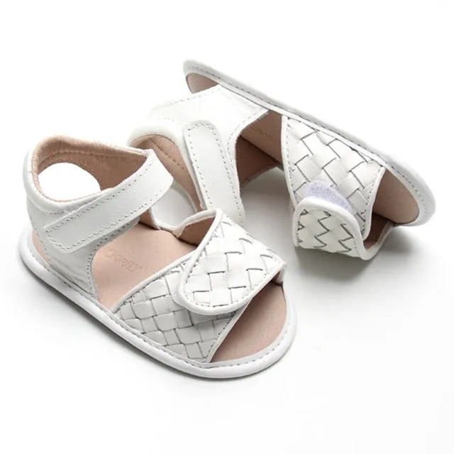 Nisolo Baby Toddler and Kids Shoes Women Woven Soft Sole Sandal Cotton