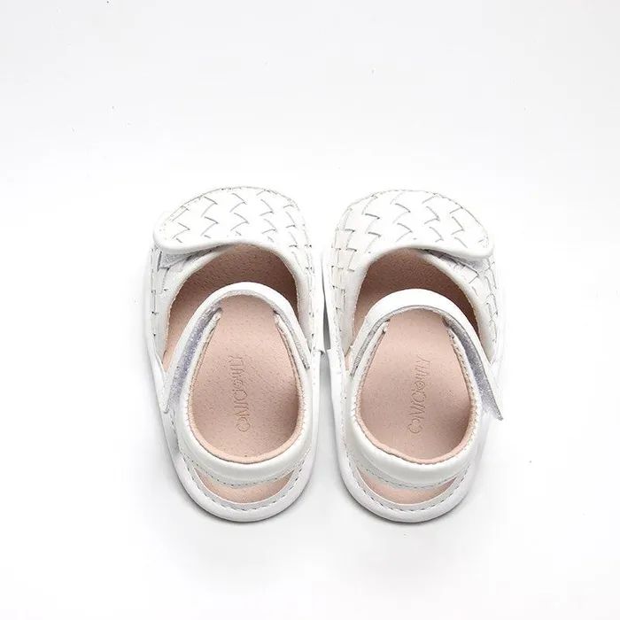 Nisolo Baby Toddler and Kids Shoes Women Woven Soft Sole Sandal Cotton