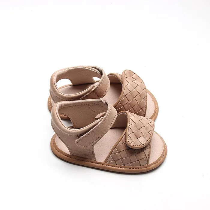 Nisolo Baby Toddler and Kids Shoes Women Woven Soft Sole Sandal Stone Stone
