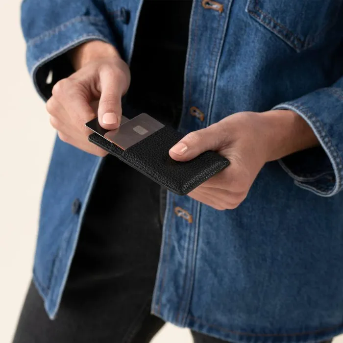 Nisolo Bags and Wallets Men Nico Card Case Wallet Black