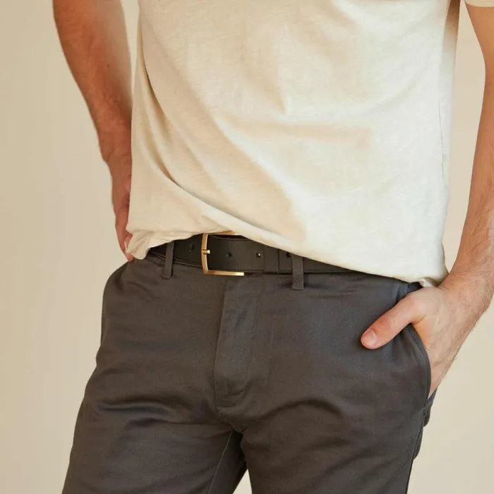 Nisolo Belts Men Owen Belt 20 Black Nisolo Belts Men Owen Belt 20 Black