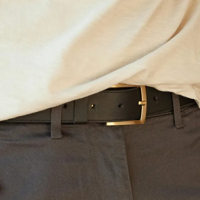 Nisolo Belts Men Owen Belt 20 Black Nisolo Belts Men Owen Belt 20 Black