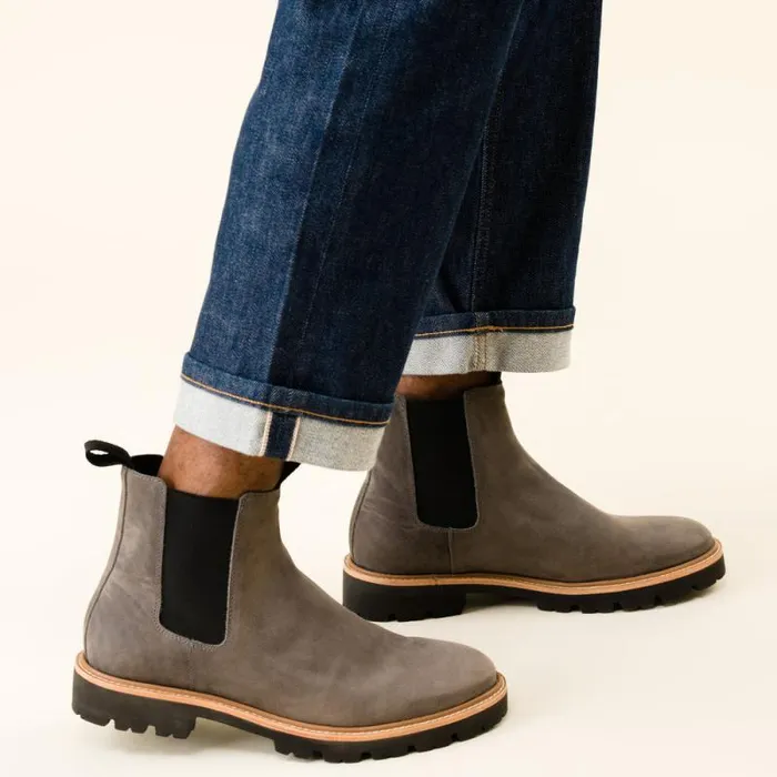 Nisolo Boots Men GoTo Chelsea Boot 20 Grey