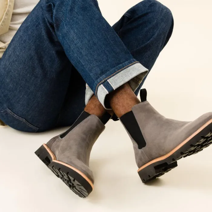 Nisolo Boots Men GoTo Chelsea Boot 20 Grey