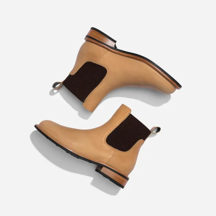 Nisolo Boots Women Carmen Chelsea Boot 20 Almond Nisolo Boots Women Carmen Chelsea Boot 20 Almond