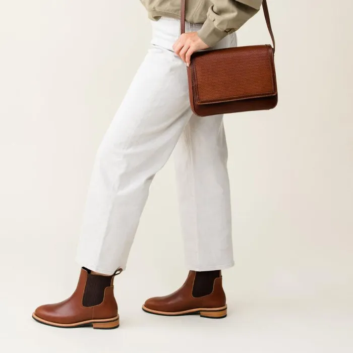 Nisolo Boots Women Carmen Chelsea Boot 20 Brandy Nisolo Boots Women Carmen Chelsea Boot 20 Brandy