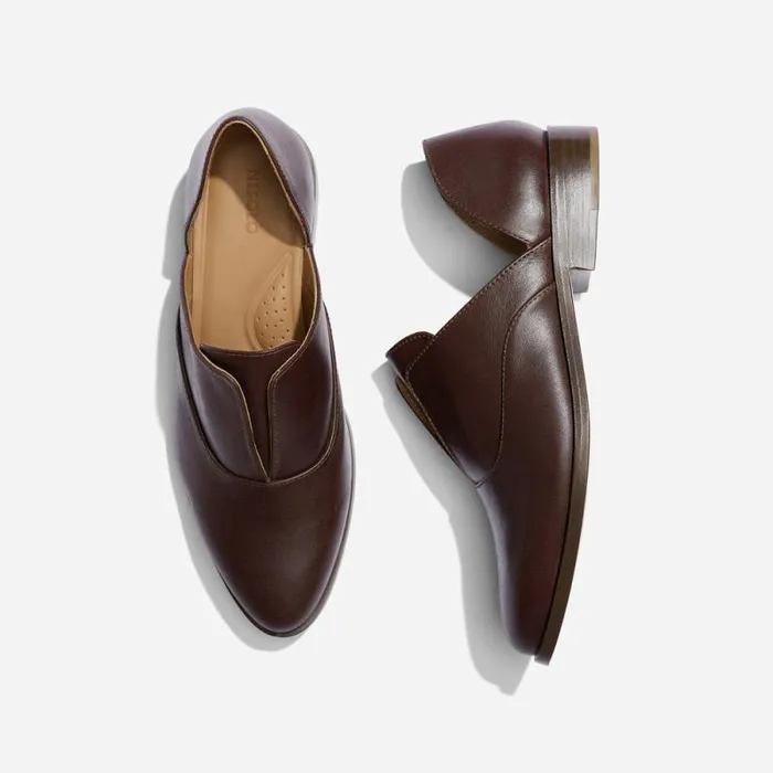 Nisolo Flats and Slip Ons Women Emma D039Orsay Oxford 20 Wine