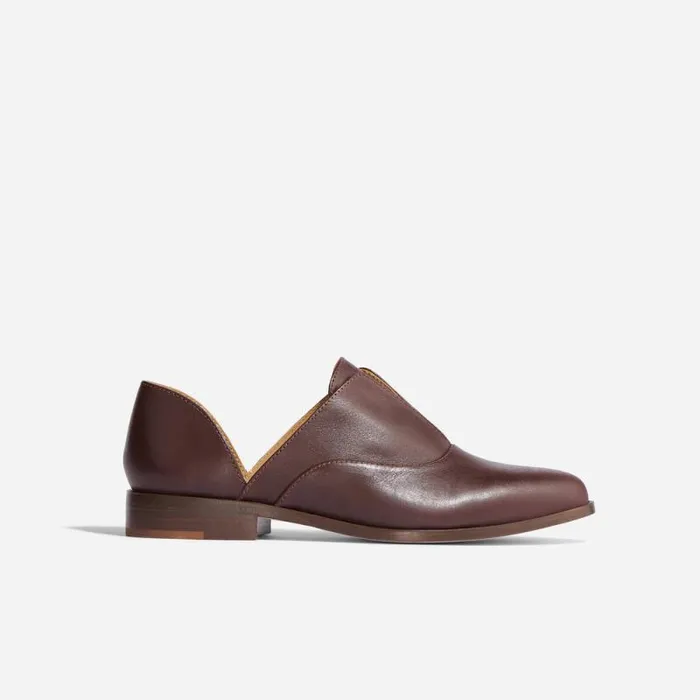 Nisolo Flats and Slip Ons Women Emma D039Orsay Oxford 20 Wine