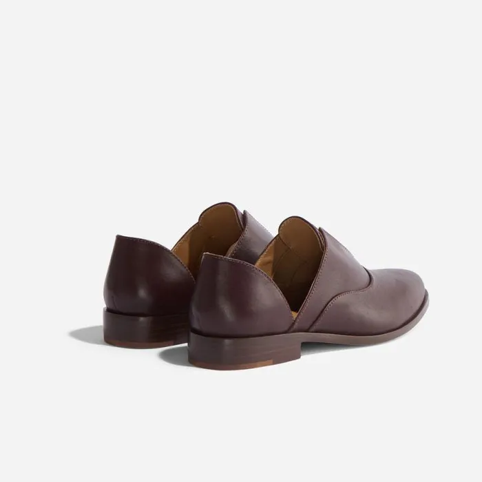 Nisolo Flats and Slip Ons Women Emma D039Orsay Oxford 20 Wine