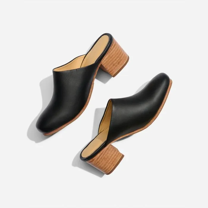 Nisolo Heels Women AllDay Heeled Mule Black