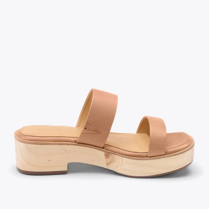 Nisolo Heels Women Ellie AllDay Clog Almond Nisolo Heels Women Ellie AllDay Clog Almond
