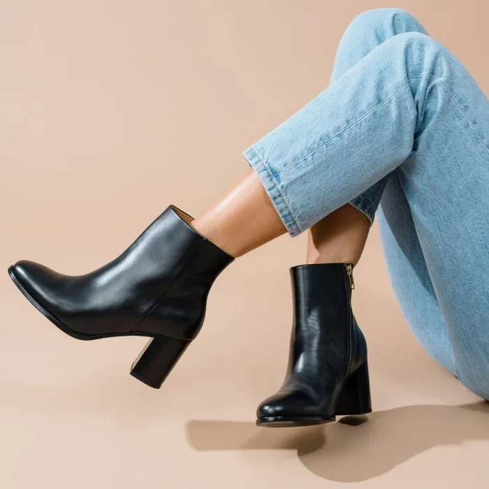 Nisolo Heels Women Lia Heeled Bootie Black Nisolo Heels Women Lia Heeled Bootie Black