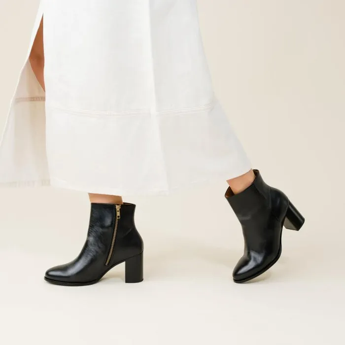 Nisolo Heels Women Lia Heeled Bootie Black Nisolo Heels Women Lia Heeled Bootie Black