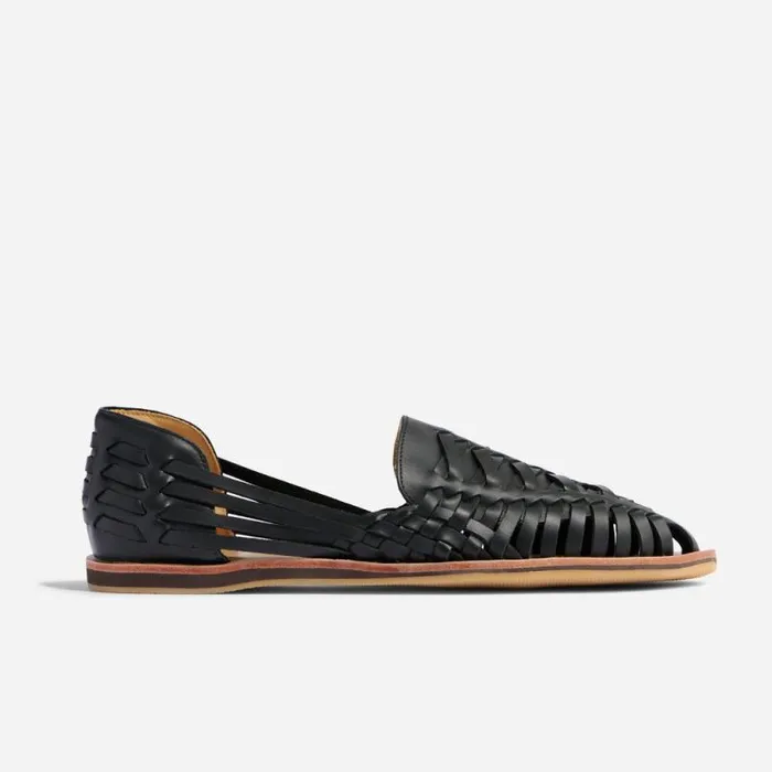 Nisolo Oxfords and Loafers Men Huarache Sandal Black