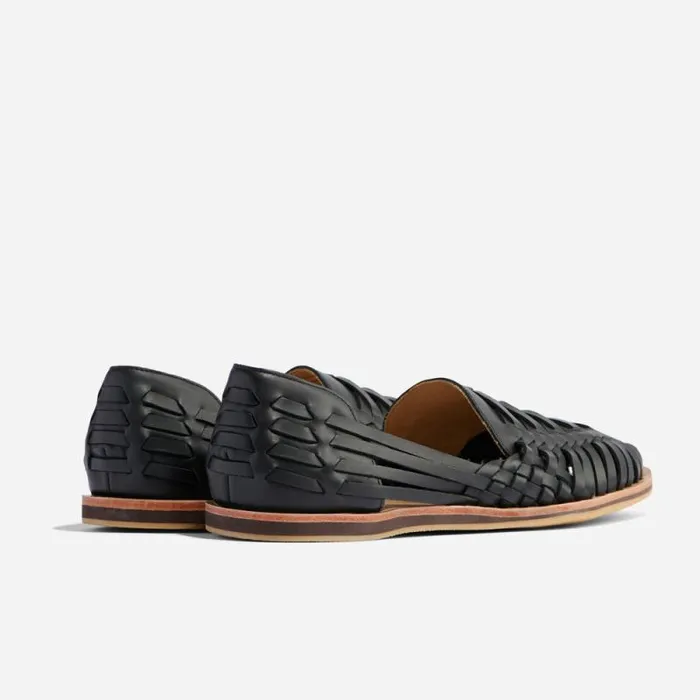 Nisolo Oxfords and Loafers Men Huarache Sandal Black