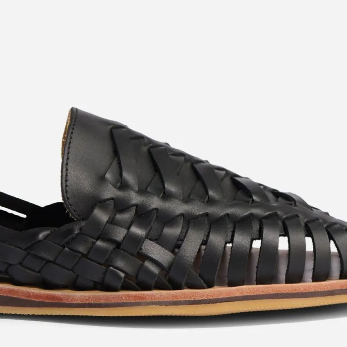Nisolo Oxfords and Loafers Men Huarache Sandal Black