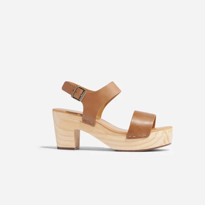 Nisolo Sandals Women AllDay Open Toe Clog Almond