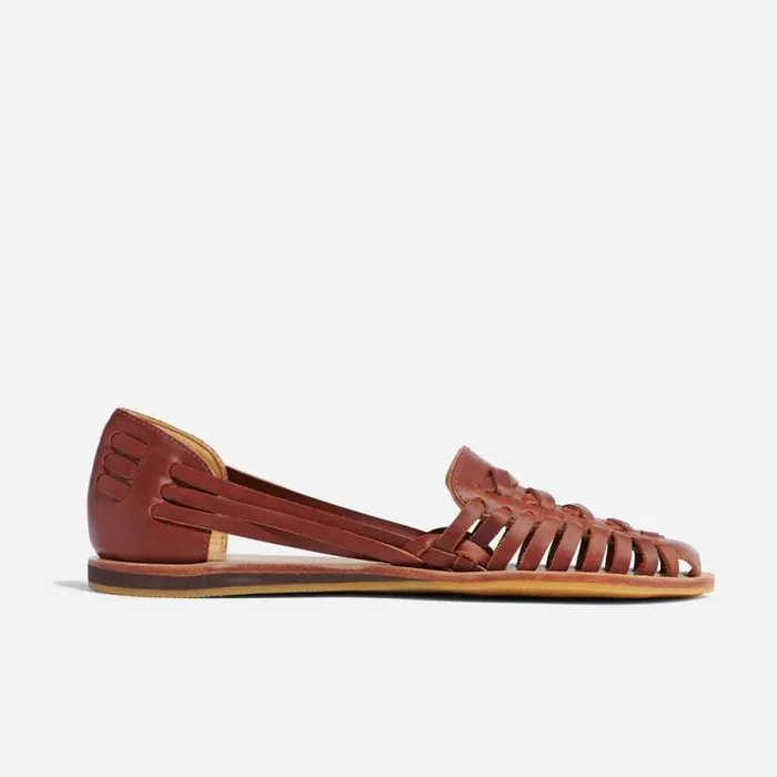 Nisolo Sandals Women Huarache Sandal Brandy Nisolo Sandals Women Huarache Sandal Brandy