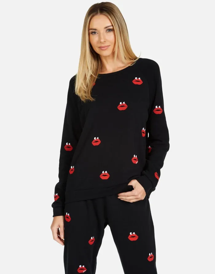 Noleta Kiss Face Black Women039s Lauren Moshi Long Sleeve