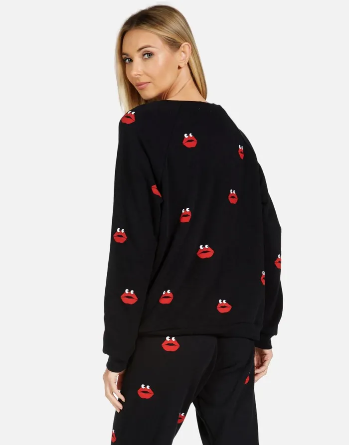 Noleta Kiss Face Black Women039s Lauren Moshi Long Sleeve