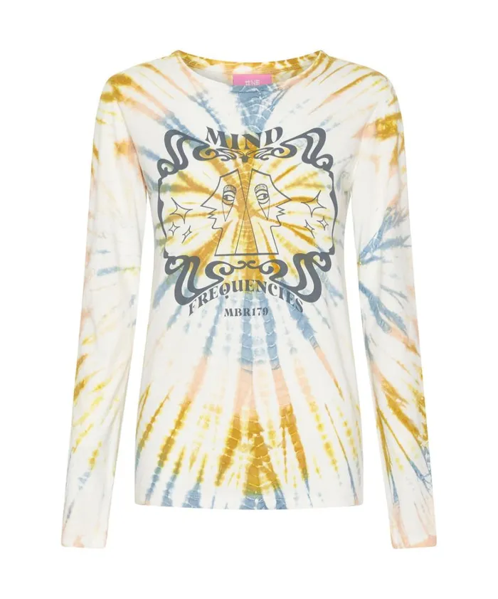 One Teaspoon Basic Tees MOBLACK MIND FREQUENCIES FITTED FERN LONGSLEEVE TE 8211 Women One Teaspoon Basic Tees MOBLACK MIND FREQUENCIES FITTED FERN LONGSLEEVE TE 8211 Women