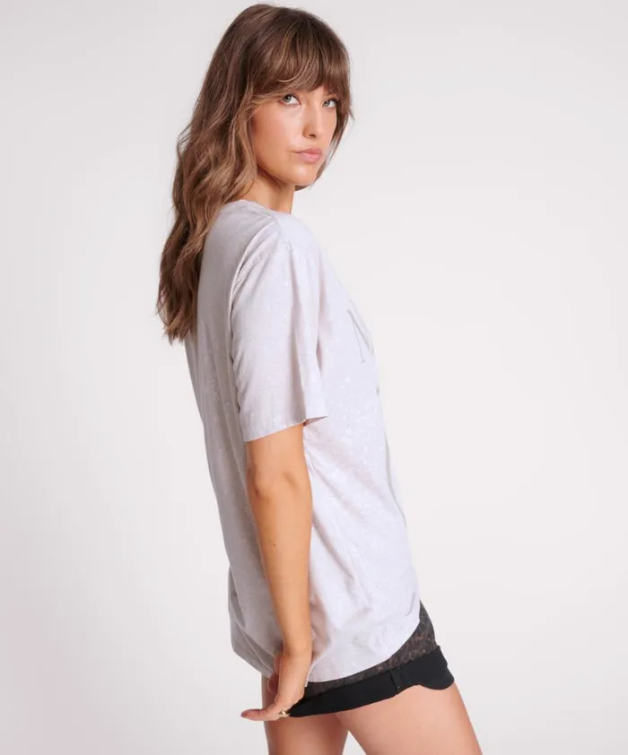 One Teaspoon Basic Tees NEVERMIND TIE DYE BOYFRIEND TEE 8211 Women