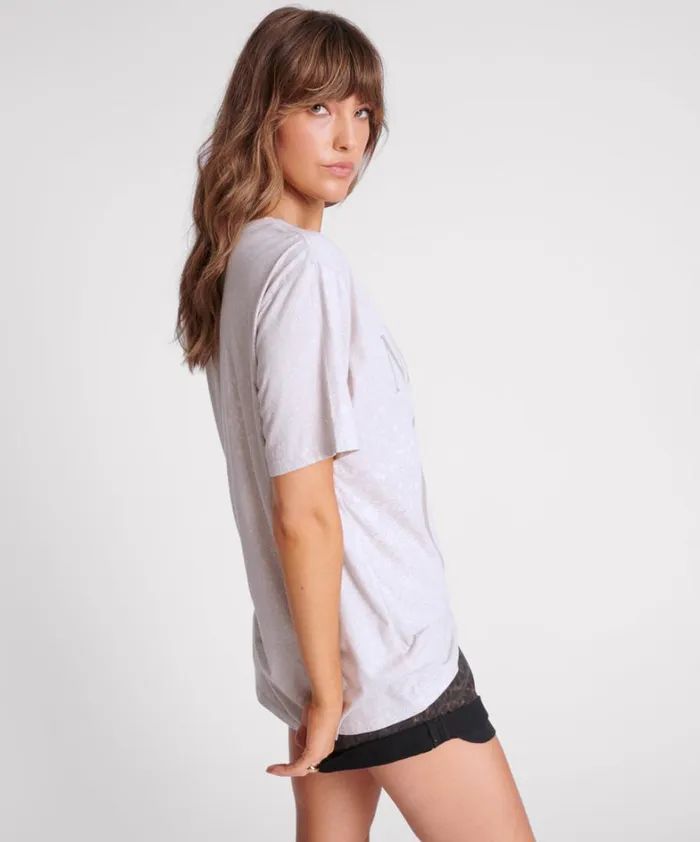 One Teaspoon Basic Tees NEVERMIND TIE DYE BOYFRIEND TEE 8211 Women