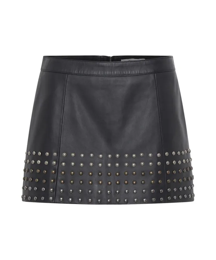 One Teaspoon Bottoms HAND STUDDED LEATHER SKIRT 8211 Women One Teaspoon Bottoms HAND STUDDED LEATHER SKIRT 8211 Women