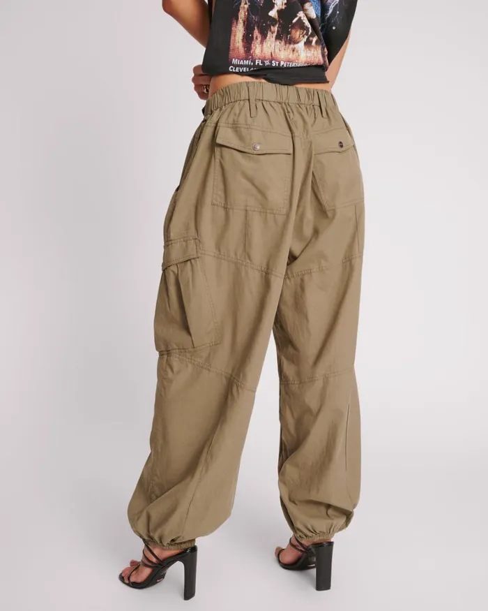 One Teaspoon Bottoms KHAKI UTILITY FLIGHT PANTS 8211 Women