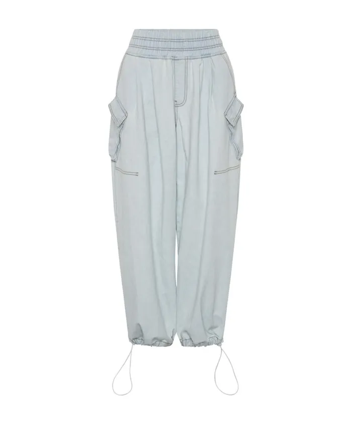 One Teaspoon Bottoms LE SURF DENIM PARACHUTE PANTS 8211 Women