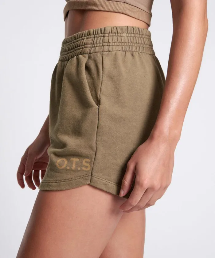 One Teaspoon Bottoms OTS HIGH WAIST HUSTLE SHORTS KHAKI 8211 Women