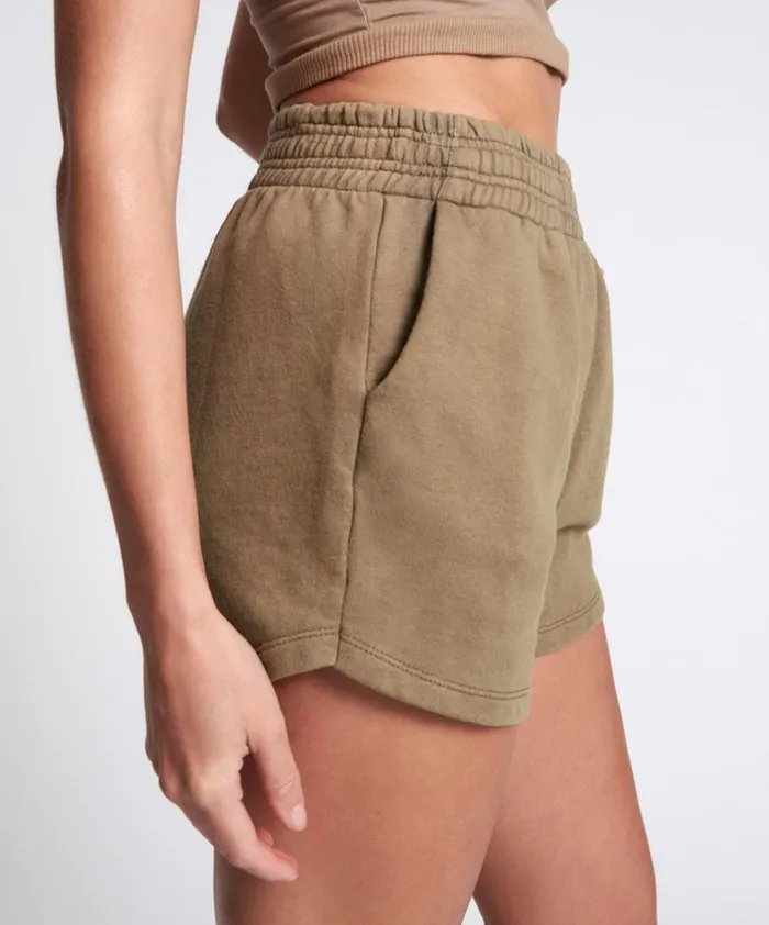 One Teaspoon Bottoms OTS HIGH WAIST HUSTLE SHORTS KHAKI 8211 Women