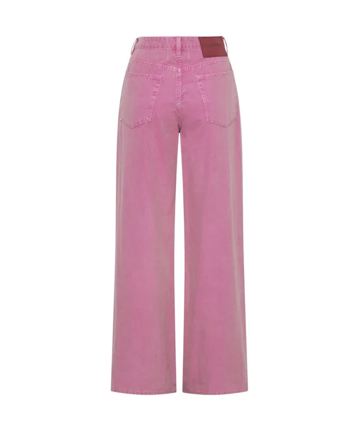 One Teaspoon Bottoms PINK FLAMBE CANVAS JACKSON MID WAIST WIDE LEG PANT 8211 Women One Teaspoon Bottoms PINK FLAMBE CANVAS JACKSON MID WAIST WIDE LEG PANT 8211 Women