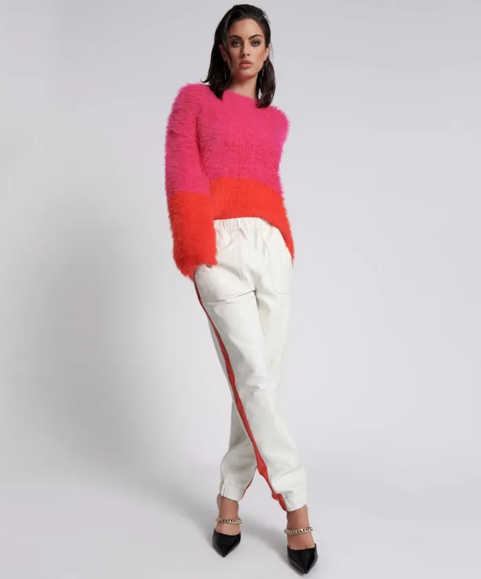 One Teaspoon Bottoms RED LINE LEATHER TRACK PANTS 8211 Women One Teaspoon Bottoms RED LINE LEATHER TRACK PANTS 8211 Women