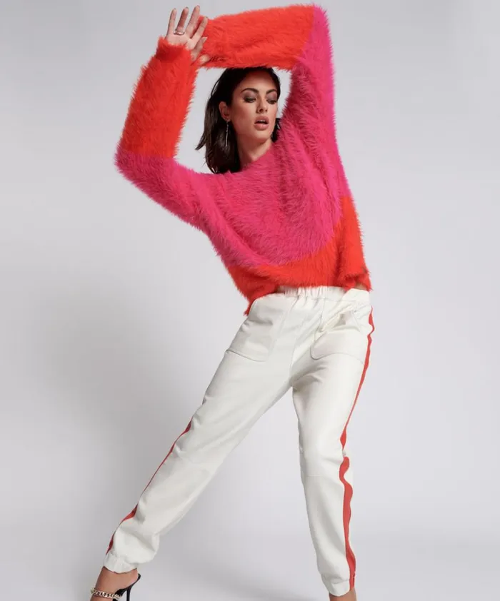 One Teaspoon Bottoms RED LINE LEATHER TRACK PANTS 8211 Women One Teaspoon Bottoms RED LINE LEATHER TRACK PANTS 8211 Women