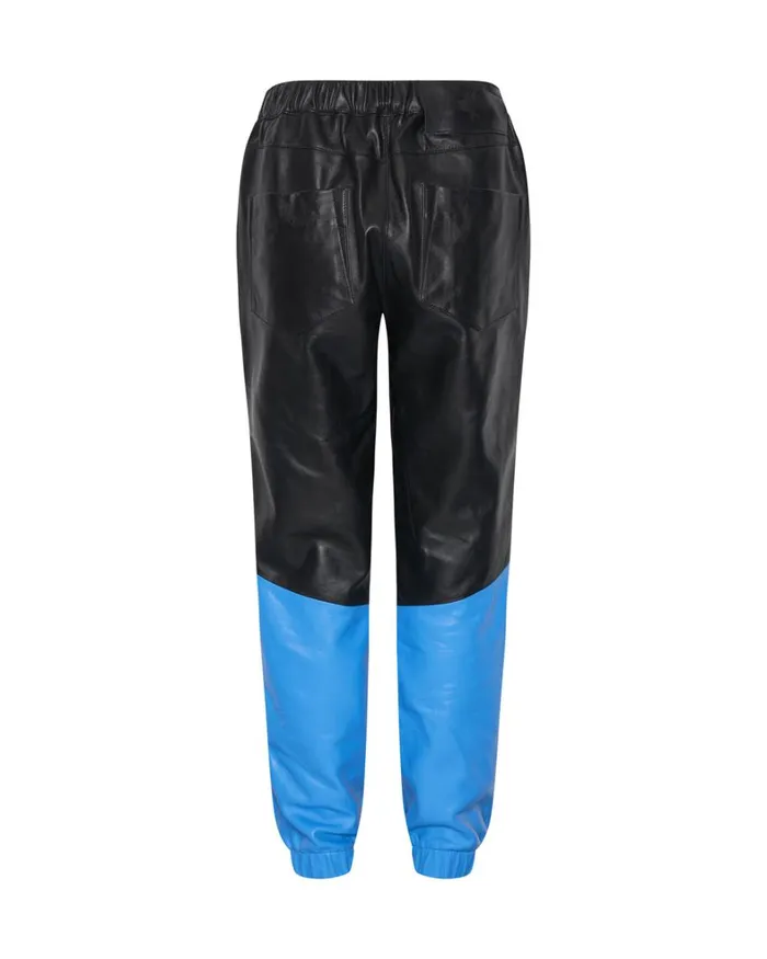 One Teaspoon Bottoms STAND BY LEATHER TRACK PANTS 8211 Women