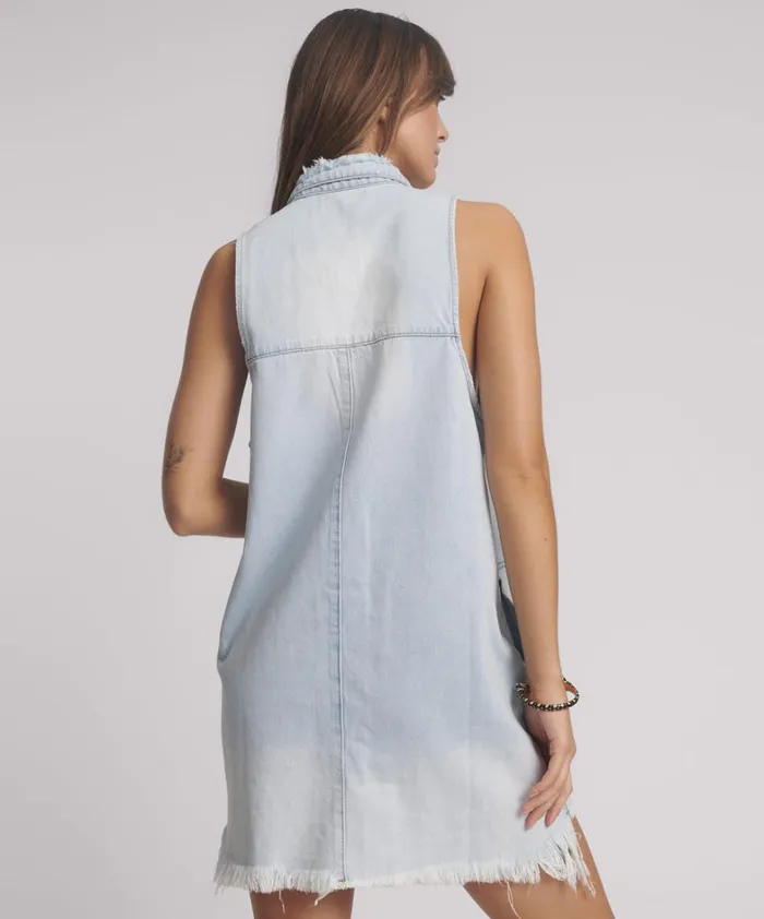 One Teaspoon Denim Dresses CASANOVA DENIM BRAXTON DRESS 8211 Women One Teaspoon Denim Dresses CASANOVA DENIM BRAXTON DRESS 8211 Women