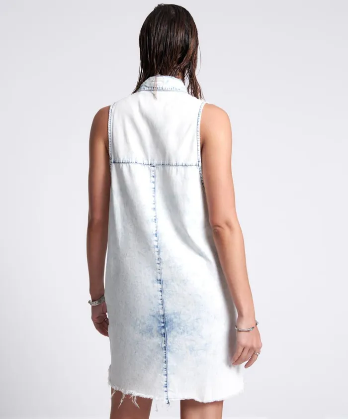 One Teaspoon Denim Dresses FADED ACID MINI BRAXTON DRESS 8211 Women One Teaspoon Denim Dresses FADED ACID MINI BRAXTON DRESS 8211 Women