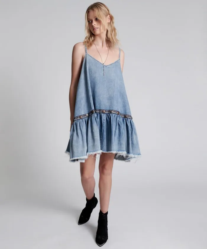 One Teaspoon Denim Dresses ICONIC HOLLYWOOD HILLS DENIM DRESS 8211 Women