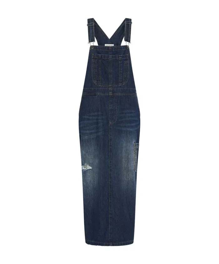 One Teaspoon Denim Dresses ROYAL BLUE LONG STANTON ST DRESS 8211 Women One Teaspoon Denim Dresses ROYAL BLUE LONG STANTON ST DRESS 8211 Women
